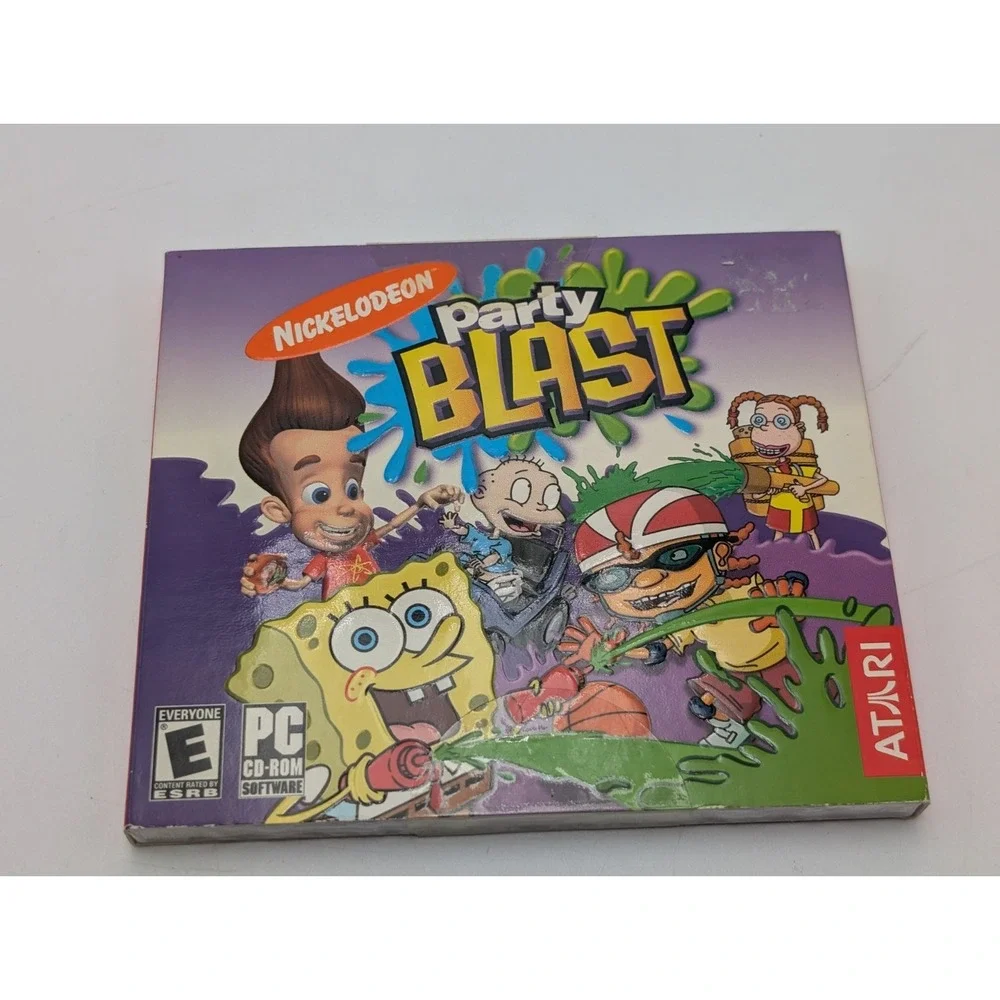 Nickelodeon Party Blast CD w/ Slipcover Version Rare Factory Sealed‎ New Atari